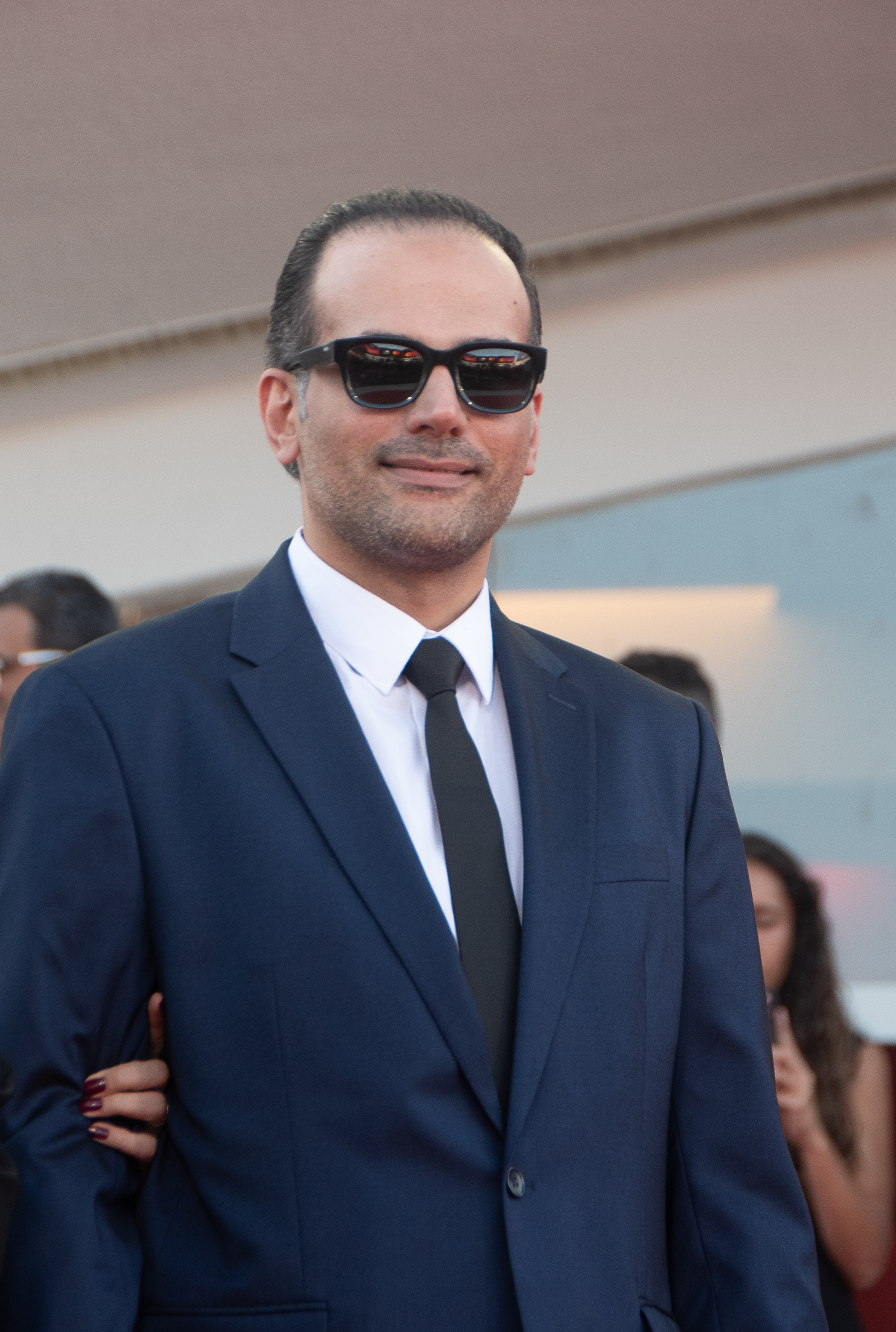 — italie venise cinema 83rd mostra del cinema 12 09 2026 83rd mostra del cinema closing ceremony red carpet negar motevalymeidanshah and mohammadamin hatami
